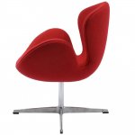 Кресло SWAN CHAIR красный кашемир Кресло SWAN CHAIR красный кашемир