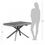 Стол раздвижной MELANIA 120-212х86x75см кобальт Стол раздвижной MELANIA 120-212х86x75см кобальт