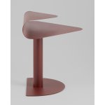 Журнальный столик Cornea металл бордовый