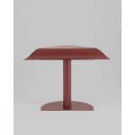 Журнальный столик Cornea металл бордовый