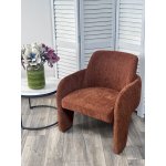 Кресло CUBE OTE SEA-500 Бронзовый,ткань/каркас металл в обивке бронзового цвета OTE SEA 500 ®DISAUR