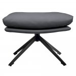 Оттоманка HUG тёмно-серый, экокожа