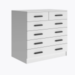 Комод Бостон 810*970*500 с 4+2 ящика (Белый)