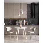 Стол обеденный Nymphaea D110 терраццо