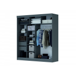 Шкаф-купе "Орион" 2,0 м. (Набор) Графит