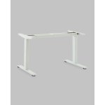 Подстолье для стола с электроприводом и регулировкой высоты, 2 мотора, память 4 уровня высоты, белый
