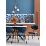 Стол Галац 120*80 см столешница стекло белое