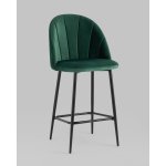 Стул полубарный Логан SN велюр зелёный
