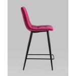 Стул полубарный Джанго велюр винный 2 шт. Стул полубарный Джанго велюр винный 2 шт.