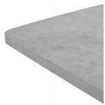 Стол АРИЗОНА 130 БЕТОН ЧИКАГО СВ.СЕРЫЙ / Черный каркас М-City