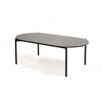 "Диего" журнальный стол из HPL 120х60 H40, каркас темно-серый (RAL7024), цвет "серый гранит"