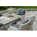 "Неаполь" обеденная группа плетеная из искусственного ротанга, цвет соломенный