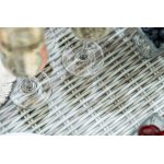 "Неаполь" обеденная группа плетеная из искусственного ротанга, цвет соломенный