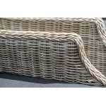 "Неаполь" обеденная группа плетеная из искусственного ротанга, цвет соломенный