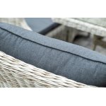 "Неаполь" обеденная группа плетеная из искусственного ротанга, цвет соломенный