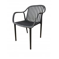 "Мохито" стул пластиковый, цвет темно-серый