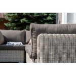 "Лунго" трансформирующаяся лаунж-зона из искусственного ротанга, цвет бежевый