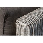 "Лунго" трансформирующаяся лаунж-зона из искусственного ротанга, цвет бежевый