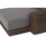 "Капри" кушетка из искусственного ротанга, цвет коричневый