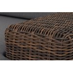 "Капри" кушетка из искусственного ротанга, цвет коричневый
