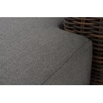 "Капри" кушетка из искусственного ротанга, цвет коричневый