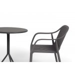 "Мохито" обеденная группа на 2 персоны, цвет темно-серый