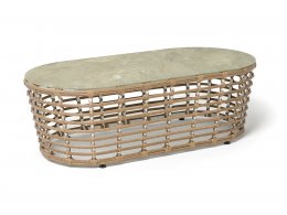 "Валенсия" журнальный столик из искусственного ротанга, цвет соломенный "Валенсия" журнальный столик из искусственного ротанга, цвет соломенный