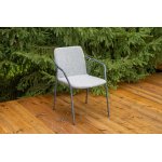 "Марокко" стул из текстилена nanotex, алюминиевый каркас, цвет серый