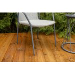 "Марокко" стул из текстилена nanotex, алюминиевый каркас, цвет серый