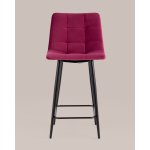 Стул полубарный Джанго велюр винный 2 шт. Стул полубарный Джанго велюр винный 2 шт.