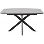 Стол АРИЗОНА 130 БЕТОН ЧИКАГО СВ.СЕРЫЙ / Черный каркас М-City