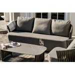 "Флоренция" лаунж-зона из искусственного ротанга, цвет графит