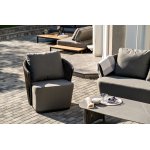 "Флоренция" лаунж-зона из искусственного ротанга, цвет графит