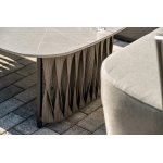 "Флоренция" лаунж-зона из искусственного ротанга, цвет графит