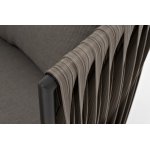 "Флоренция" лаунж-зона из искусственного ротанга, цвет графит