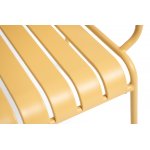 "Гелиос" стул стальной, цвет желтый