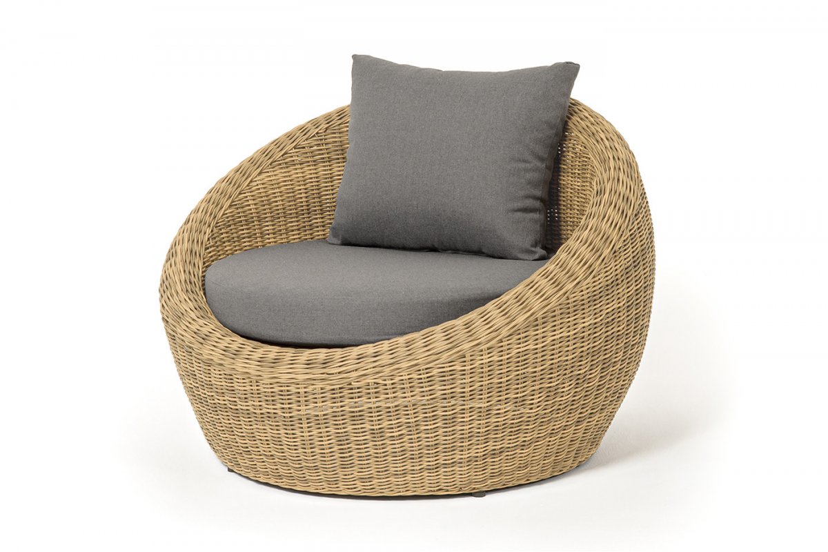 "Барселона" кресло из искусственного ротанга, цвет соломенный "Барселона" кресло из искусственного ротанга, цвет соломенный