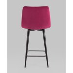 Стул полубарный Джанго велюр винный 2 шт. Стул полубарный Джанго велюр винный 2 шт.