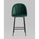 Стул полубарный Логан SN велюр зелёный