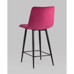 Стул полубарный Джанго велюр винный 2 шт. Стул полубарный Джанго велюр винный 2 шт.