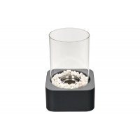 Биокамин настольный "SQUARE", 17x17x25,5 см, из металла, стекла