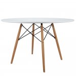 Стол Eames диам.100см, белый