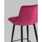 Стул полубарный Джанго велюр винный 2 шт. Стул полубарный Джанго велюр винный 2 шт.