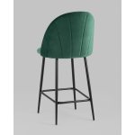 Стул полубарный Логан SN велюр зелёный