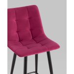 Стул полубарный Джанго велюр винный 2 шт. Стул полубарный Джанго велюр винный 2 шт.