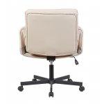 Кресло офисное TopChairs Foldo с откидными подлокотниками бежевое