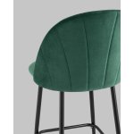 Стул полубарный Логан SN велюр зелёный