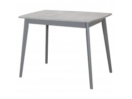 Стол Oslo раскладной 100-130x80x76см,Бетон Лайт