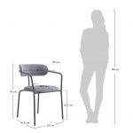 Стул Ant коралловый