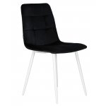 Набор 4 шт Стул обеденный DOBRIN CHILLY, Черный Holland 75, основание белое